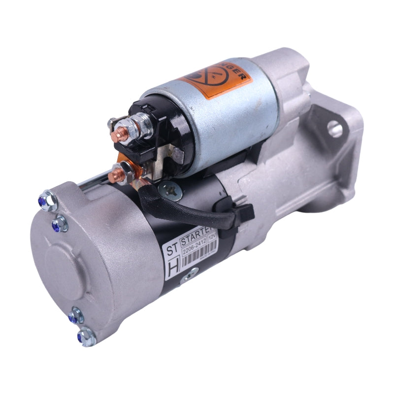 12V 9T Starter Motor XJBT-02322 for Hyundai Forklift 20D-7 25D-7 30D-7 33D-7 33D-7E 30D-7E 25D-7E