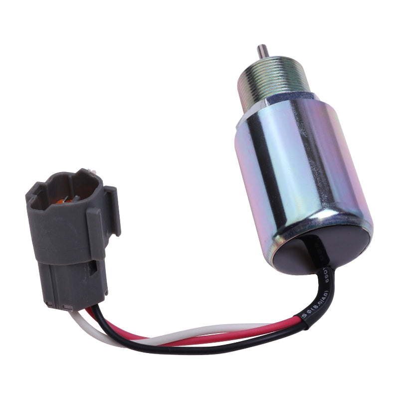 12V Fuel Shut Off Solenoid Valve VA31A8701050 for New Holland E18SR E18B CASE CX17B CX15B CX18B Kobelco 17SR-3 SK17SR-3 Excavator