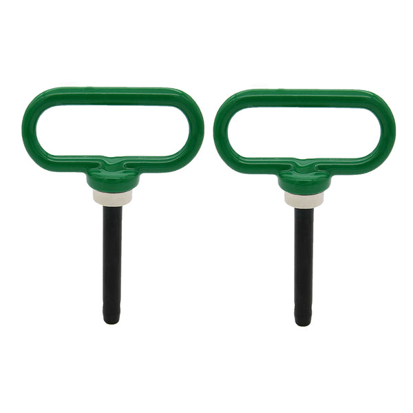 2 Pcs Magnetic Hitch Pin LP63768 for John Deere ZTark Mower Z525E And Lawn Tractor