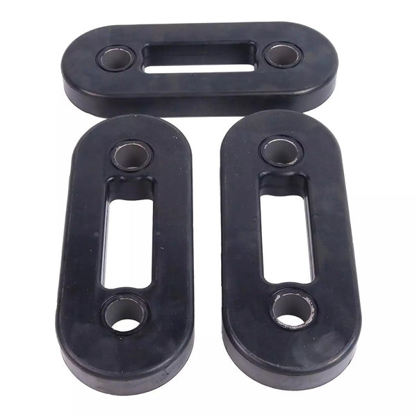 3 Pieces Rubber Shock Blocks 27351 for Western Fisher Mower Suburbanite Homesteader Plow