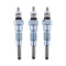 3 Pcs Glow Plug MIU802457 M811937 for Yanmar Engine 3TNV76 3TNM74 3TNV70 John Deere 2305 2320 XUV850D 2030A 1023E 1026R 2025R