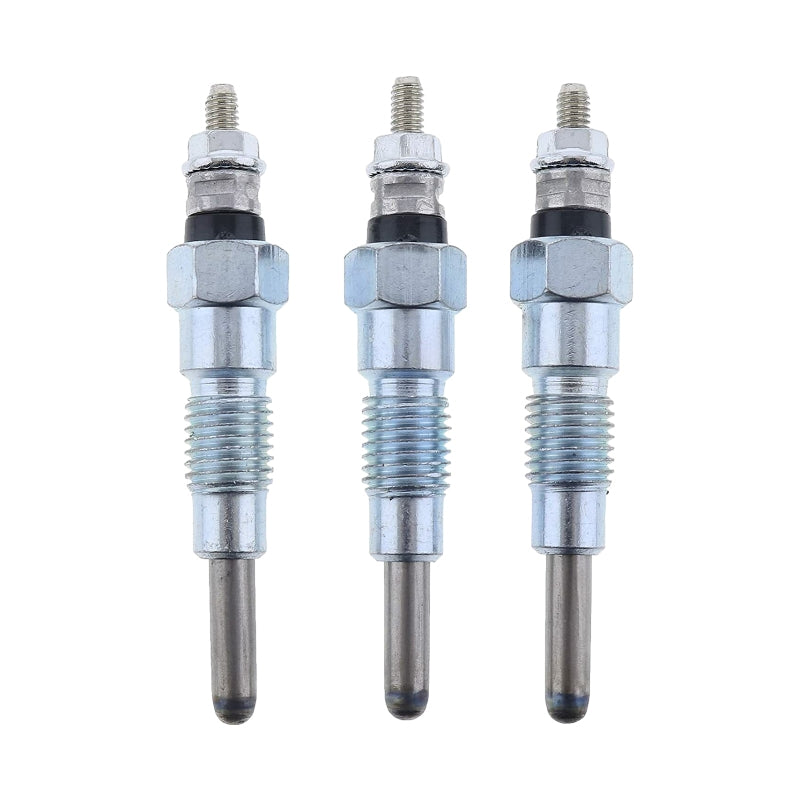 3 Pcs Glow Plug MIU802457 M811937 for Yanmar Engine 3TNV76 3TNM74 3TNV70 John Deere 2305 2320 XUV850D 2030A 1023E 1026R 2025R