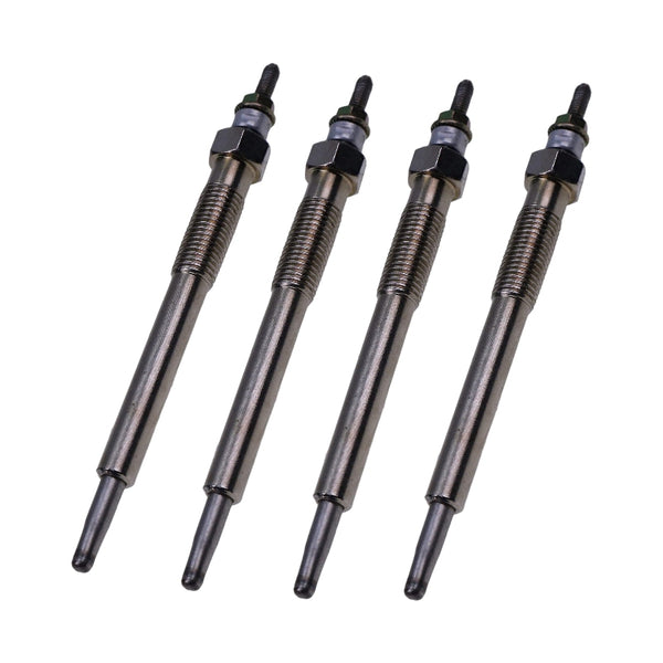 4 Pcs Glow Plug 6684850 for Kubota Engine V2003 V2203 V2403 Bobcat B300 E32 E35 S130 S150 S175 S185 S205 S510