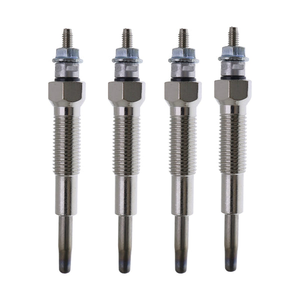 4 Pcs Glow Plug SBA185366190 for New Holland Engine ISM N844 Tractor 1215 1520 1920 TC2210 TC29 TC30 TC40 TC45