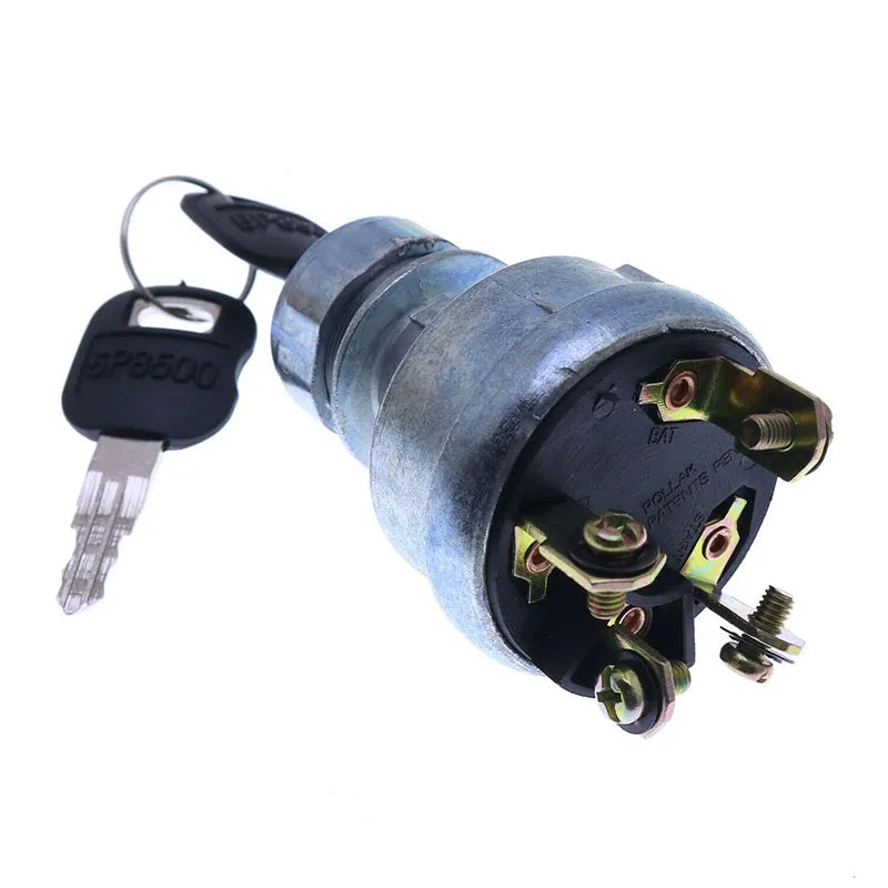 4 Wire Ignition Switch With 2 Keys 9G-7641 for Caterpillar CAT Engine 3406C Excavator E303 E304 E305 215B 319D 324D 325B 330B 349D 390D