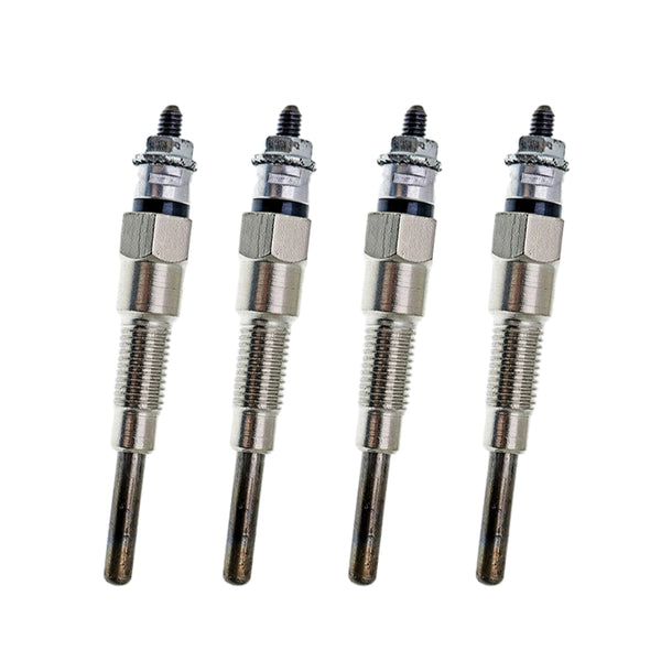 4Pcs Fuel Injector Glow Plug 6698618 for Kubota Engine V1505 Bobcat Excavator 425 428 463 E25 E26 Skid-Steer Loader S100 S70