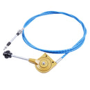 5M 197" Throttle Cable With Control Handle for Kobelco CASE Sumitomo Volvo Komatsu JCB Caterpillar CAT Hitachi John Deere