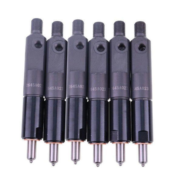 6 Pieces Fuel Injector 2645A023 for Perkins Engine 1006-6T 1006