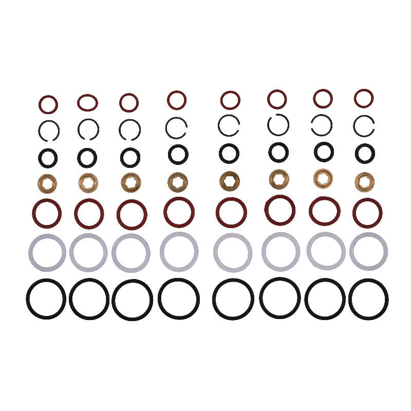 Fuel Injector Seal Kit 3C3Z-9229-AA for Navistar Engine VT365 Ford Super Duty E-350 E-450 F-250 F-350 F-450 6.0L V8 2003-2010