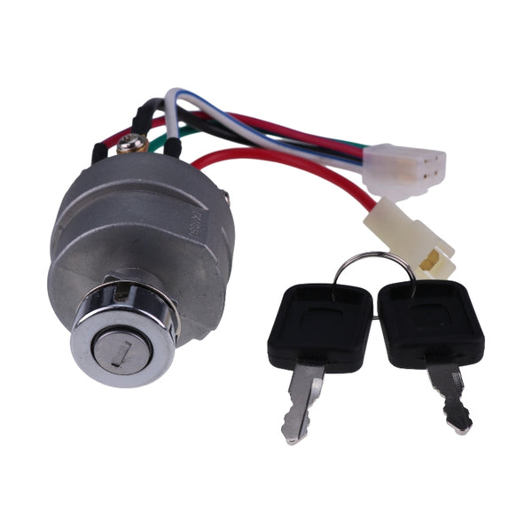 Ignition Switch 194215-52110 for Yanmar Engine 2TNV70 3TNE68 3TNV76 4TNE88 Tractor FX20 FX24D FX28 FX32D FX42 Generator EG100I EG140I&nbsp;