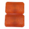 2Pcs Amber Lens RE70020 for John Deere Tractor 4010 4100 4110 4115 4120 4200 4300 4400 4500 4600 4700