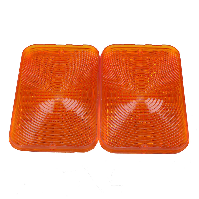 2Pcs Amber Lens RE70020 for John Deere Tractor 4010 4100 4110 4115 4120 4200 4300 4400 4500 4600 4700