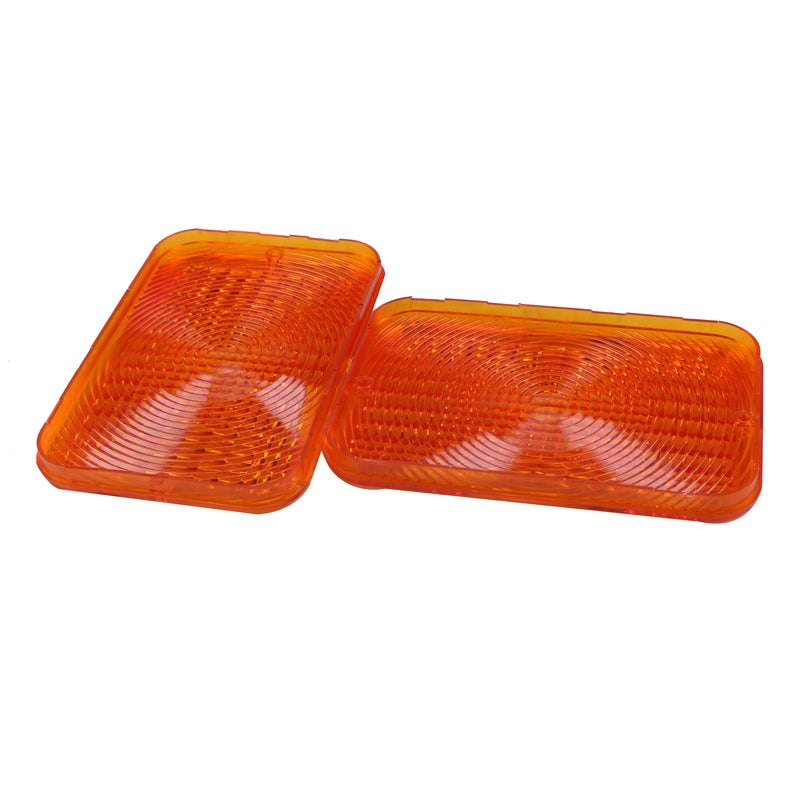 2Pcs Amber Lens RE70020 for John Deere Tractor 4010 4100 4110 4115 4120 4200 4300 4400 4500 4600 4700