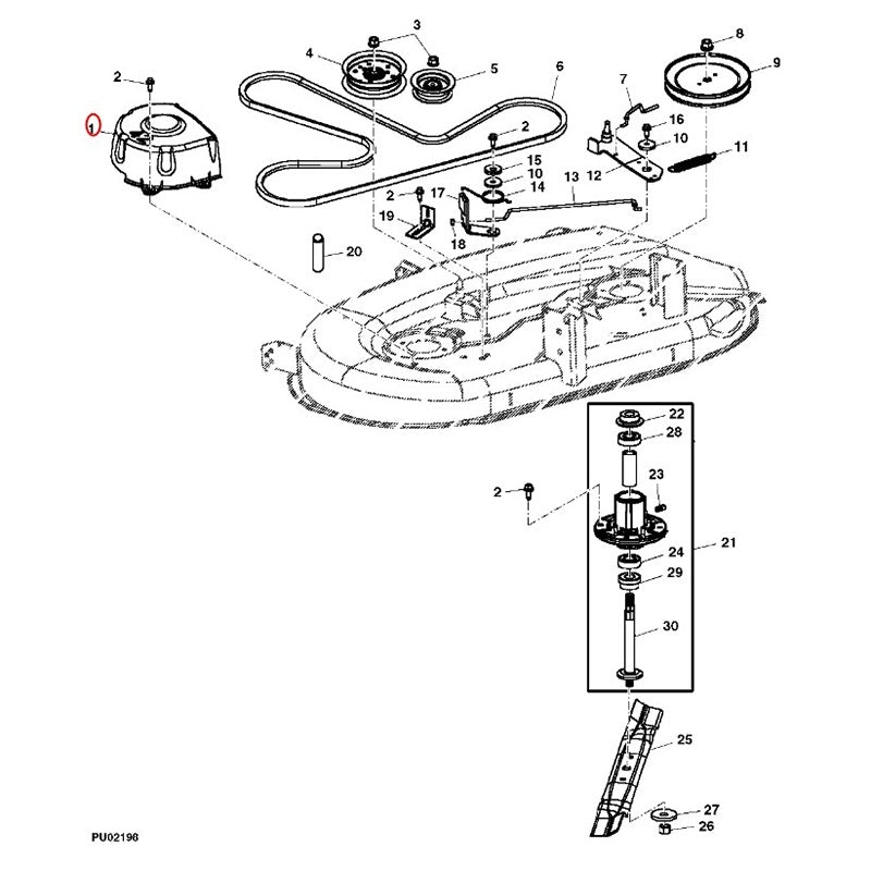 Belt Shield GY21773 GX22644 for Briggs &amp; Stratton Engine 31F707 31P877 John Deere Tractor 107S D100 D105 D110 D120 LA115 LA125 LA135 X110 X120 X125 X145