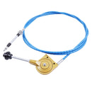 6M 236" Throttle Cable With Control Handle for Kobelco CASE Sumitomo Volvo Komatsu JCB Caterpillar CAT Hitachi John Deere