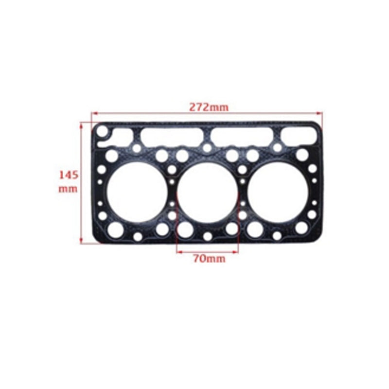 Cylinder Head Gasket 15975-03310 for Kubota D750 Engine B5200D B5200E B7100 Tractor