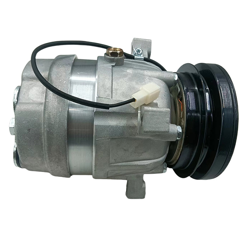 V5 A/C Compressor 5110511 for Mahindra 2555 Kioti DK45 DK55 DK65C DK901C Tractor Bobcat E80 Excavator