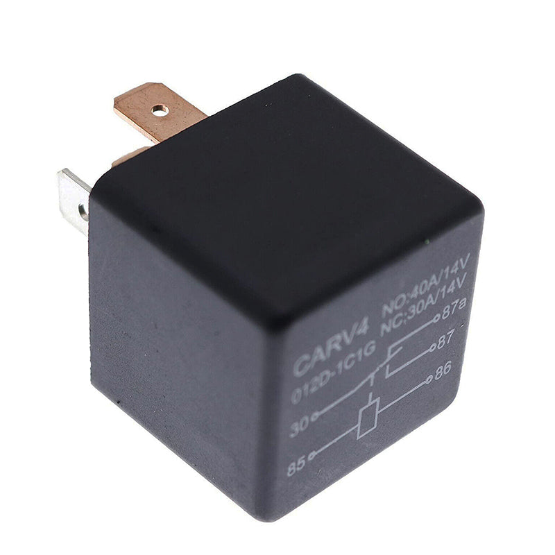 4 PCS 12V Relay Switch 6679820 for Bobcat S70 S130 S150 S175 S185 S205 S250 S330 S450 S550 S590 S630 S740 S750 S850