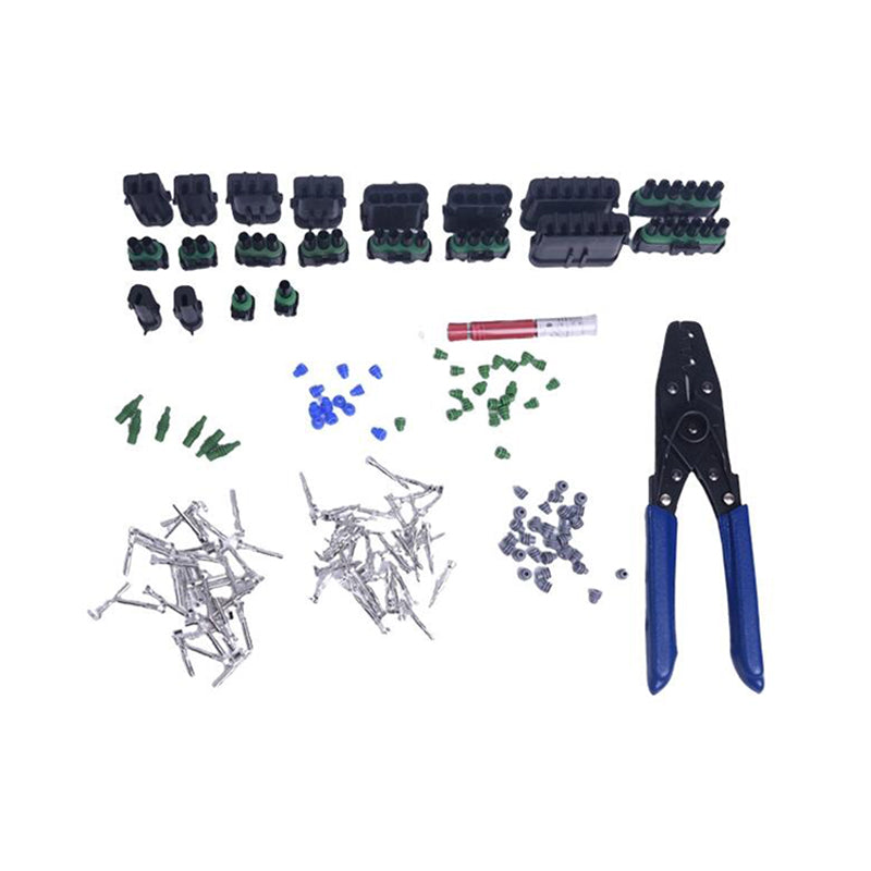 Pro Weather Pack Connector Kit WP-155 With T-18 Crimp Tool