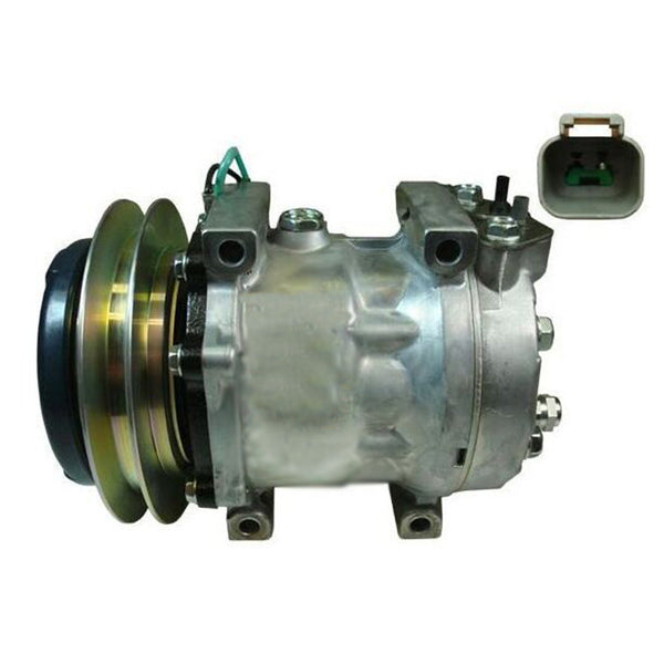 24V Sanden SD7H13 A/C Compressor 189-2746 for Caterpillar CAT Engine 4M40 3064 3066 Excavator 308C 314C 321C