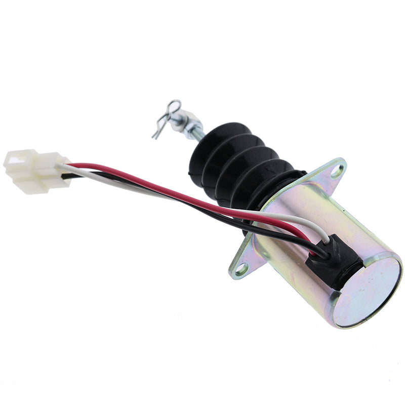 12V Fuel Shutoff Solenoid AM882277 for John Deere Engine 3009 4020 Compact Tractor 670 770 870 970 1070