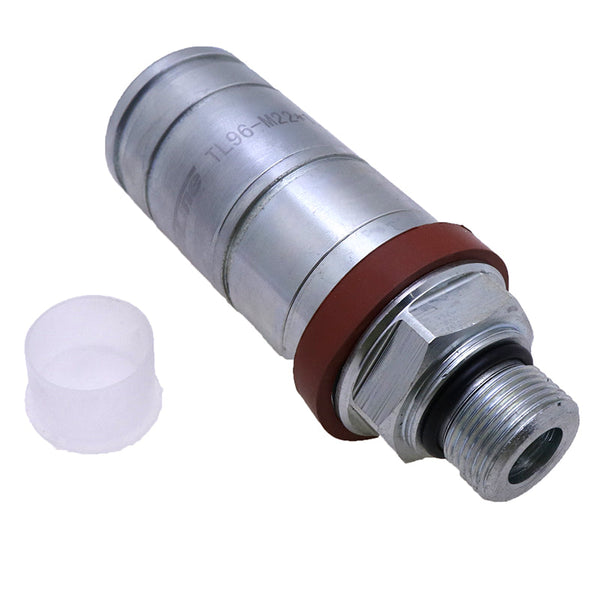 FP 3CFPV Push Pull Valve Breakaway Hydraulic Female Quick Coupler with Cap for John Deere 5720 5820 6010 6020 6110 6200 7130 7530