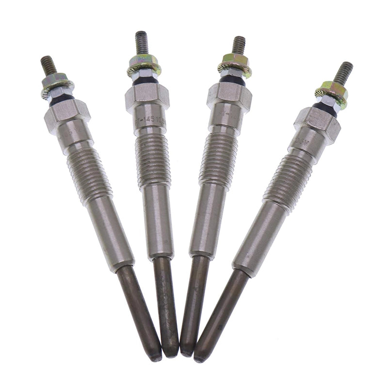 12V 4Pcs Plug Glow 600-815-2761 for Komatsu Engine 4D95 4D95S Forklift Truck FD20-T11 FD25-T11