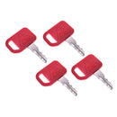 4Pcs Ignition Key T209428 KV13427 AT195302 AT145929 R45361 for John Deere Tractors Loaders Dozers Backhoe