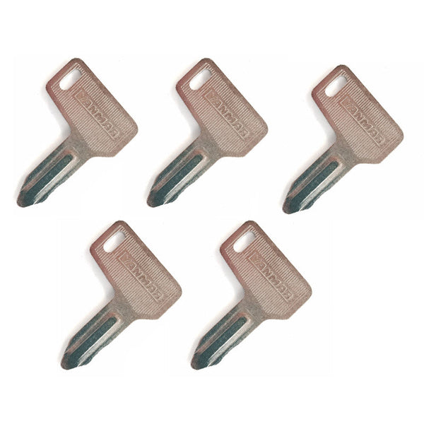 5 Pcs 301 Ignition Keys 933110-00301 for Yanmar B14 B22-2 B22-2B B27-2B VIO15 VIO17 VIO20 YB301 YB351