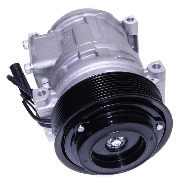 Denso 10PA15C Air Conditioning Compressor AL176858 for John Deere Skid Steer Loader 333D 332D 329D 328D