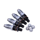 4 Pcs Fuel Injector 6682522 for Kubota Engine V2003 Bobcat BL470 BL475 BL575 337 341 773 S150 S160 S175 S185 T190