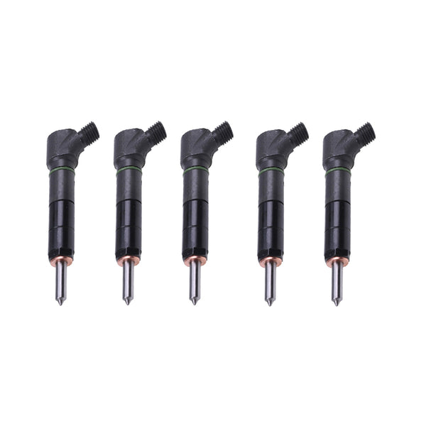 5 PCS Fuel Injector RE528525 for John Deere Engine 4024 5030 Loader 323D 328D 329D 332D 333D