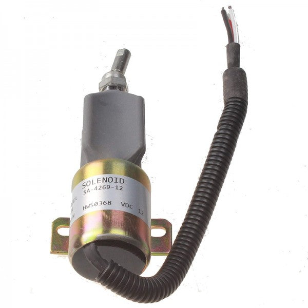 Fuel Stop Solenoid Valve SA-4269-12 for Komatsu WA320-3 Wheel Loader