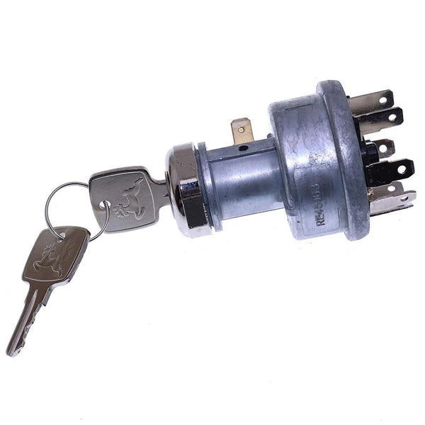 Ignition Switch With Keys RE45963 for John Deere 5105 5200 5205 5210 5220 5300 5310 5400 5410