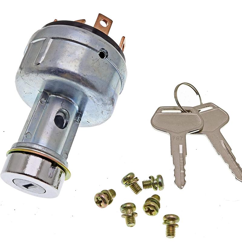 Ignition Starter Switch 08086-10000 With Keys for Komatsu Skid Steer Loader & Wheel Dozer & Compactor & Scrapper